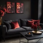 Living Room Ideas with Black Couches